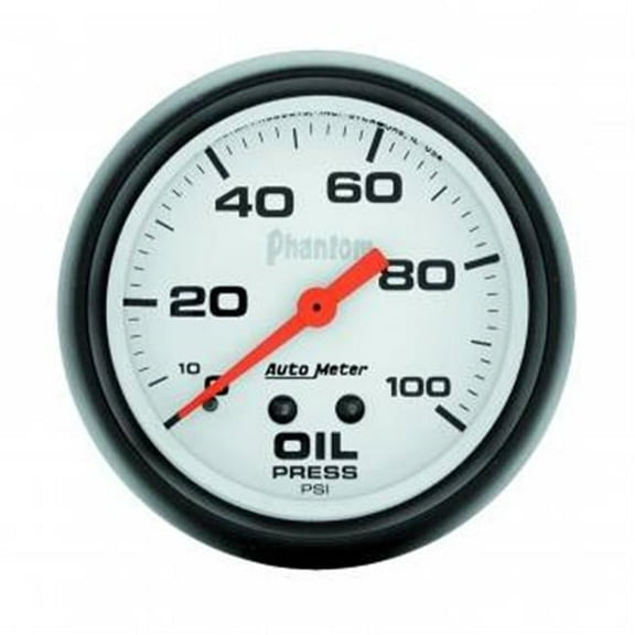 5821 Phantom Oil Pressure Gauge - 2.62 in. - 0-100 PSI