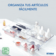 thumbnail image 3 of Contenedores Organizadores De Plástico Transparente Styrka Kit de 25 piezas, 3 of 8