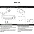 thumbnail image 4 of Aviano Collection - Elegant Design 4-Piece Bathroom Hardware Accessory Set Includes 24", 4 of 6