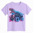 thumbnail image 4 of NOLDARES Toddler Boy Clothes Summer Cute Cotton Crew Neck Short Sleeve T-Shirt for daily(Light Purple,2-3 Years), 4 of 4