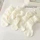 thumbnail image 3 of Granjero Gordo 3 pares de calcetines finos de algodón para mujer, calcetines de algodón suave para mujer por encima del tobillo (blanco A12), 3 of 4