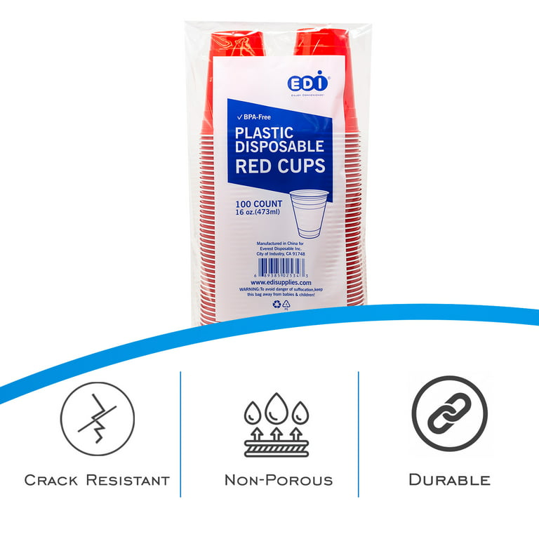 16 Oz PS Red Disposable Plastic Party Cups - Buy 16 Oz PS Red Disposable  Plastic Party Cups Product on