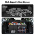 thumbnail image 2 of WLRETMCI Trunk Organizer for Car and SUV Collapsible Car Organizers and Storage with Lid Truck Accessories Interior Grocery Holder, 72L, 2 of 9