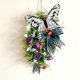thumbnail image 3 of de primavera artificial colgante con de mariposa para porche, casa de , puerta delantera, decoración Macarena Corona de primavera, 3 of 7