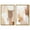 Gold Frame, variant on Neutral Harmony 2 Panel Set Canvas Print Minimalist Wall Decor by Art Remedy, Gallery Wrapped, 24 x 36