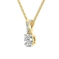 thumbnail image 5 of Diamond Pendant Necklace For Women | 3 Carat IGI Certified Heart Shape Lab Grown Diamond | Lou Slider Lab Diamond Pendant Necklace In 18K Yellow Gold | FG-VS1-VS2 Quality | Friendly Diamonds, 5 of 5