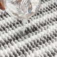 thumbnail image 3 of Phantoscope Soft Chenille Bathroom Rug, 20 x 30 in, Quick Dry, Non-Slip Backing, Light Gray, 3 of 9