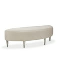 thumbnail image 4 of Michael Amini Kathy Ireland Eclipse Accent Bench - Ivory/Moonlight Gray, 4 of 10