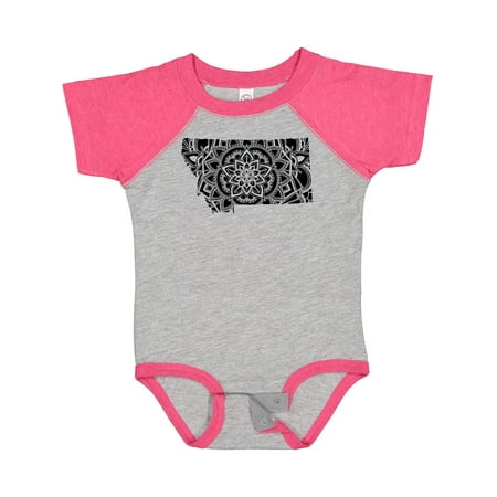 

Inktastic Montana Silhouette Mandala Gift Baby Boy or Baby Girl Bodysuit