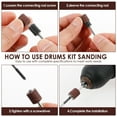 thumbnail image 4 of 307Pcs Sanding Drum Set 80 120 240 Grit Drum Sander Sanding Sleeves for Rotary Tool Multiple Sizes Sanding Band Sleeves Sanding Kit Multipurpose Sanding Drum Kit for Polishing, 4 of 9