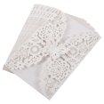 thumbnail image 4 of 20Pcs Delicate Carved Butterflies Romantic Wedding Party Invitation Card Envelope Invitations White & Ivory white, 4 of 8