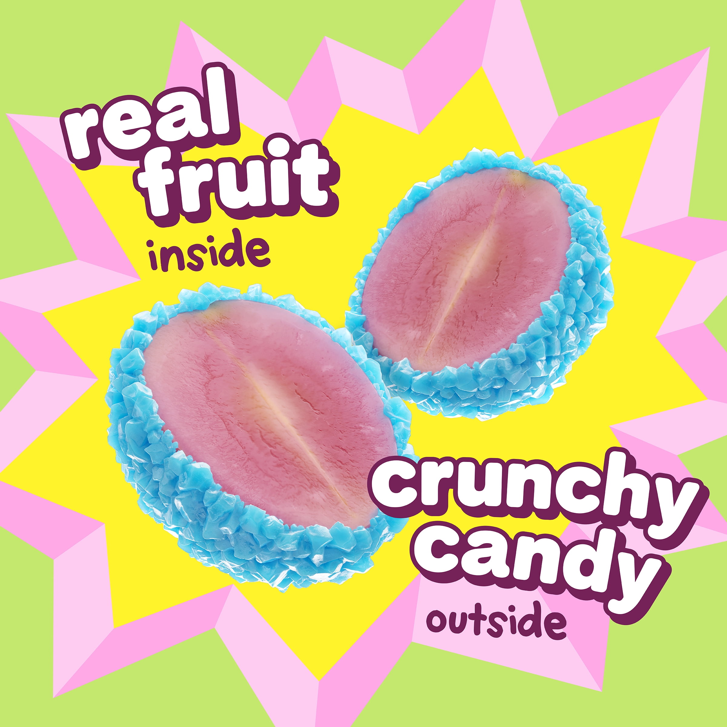 Fruit Riot Crunchy Candy Grapes Mix, Real Frozen Fruit, 8 oz
