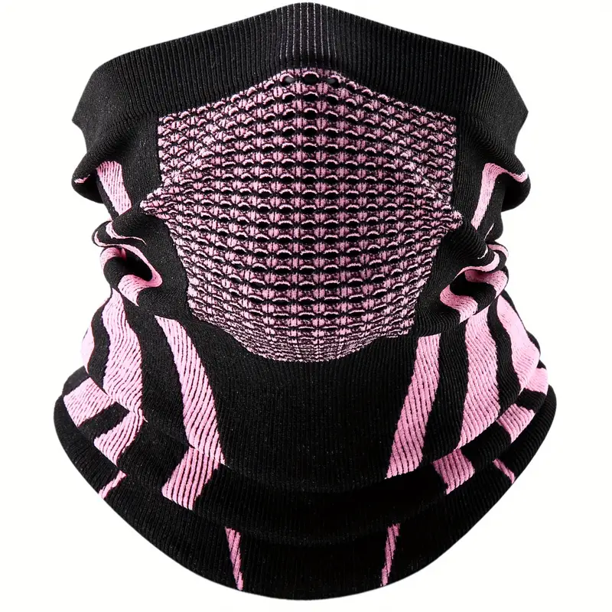8 Colors Winter Breathable Comfortable Thermal Knitted Scarf Faces Cover Neck Warmer Bicycle Cycling Ski Tube Scarf Hiking Masks