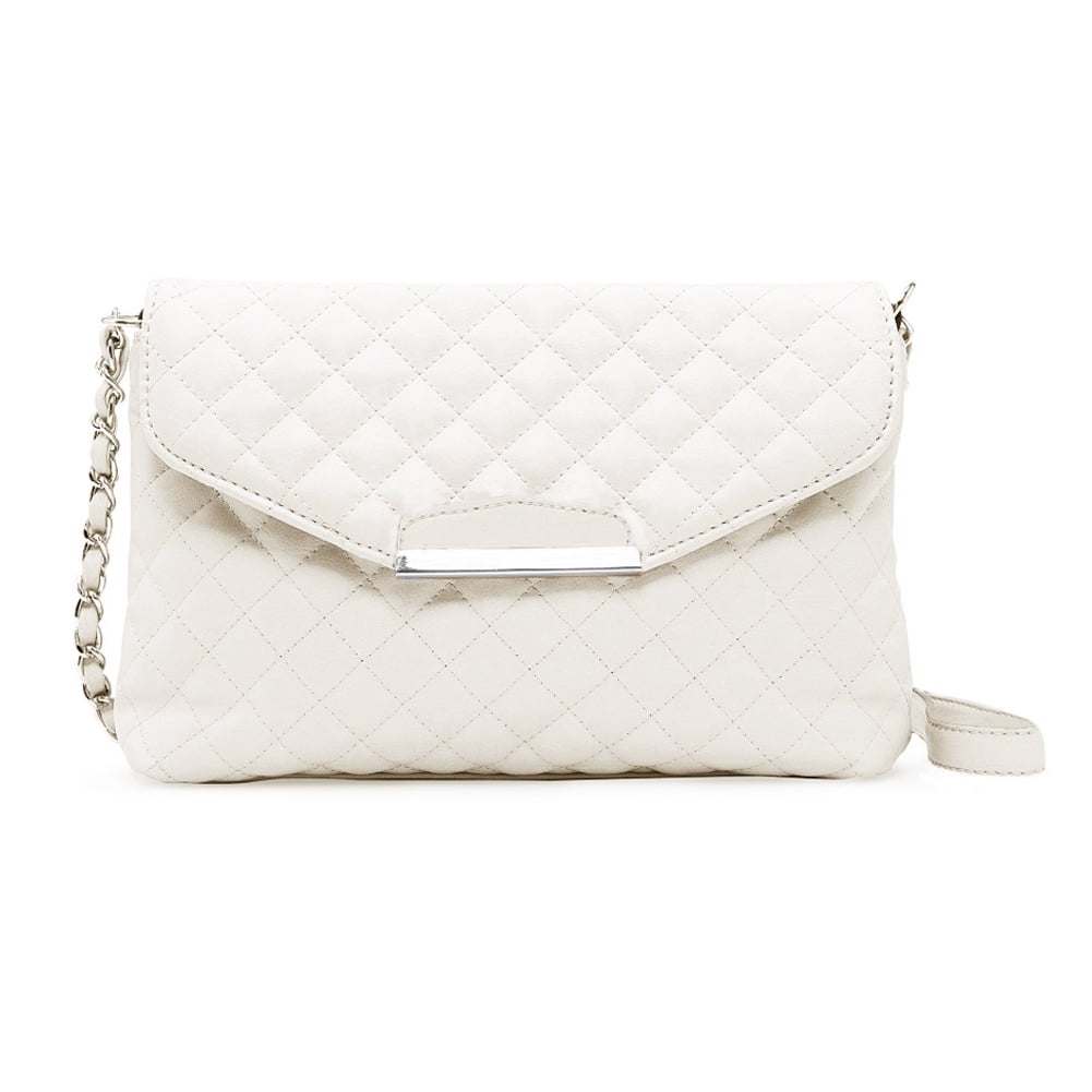 white shoulder bag