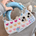 thumbnail image 2 of Compatible with iPhone 14 Plus phone case, creative palm shaped handbag protector+lanyard for iPhone 14 Plus, 2 of 4