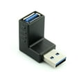thumbnail image 3 of 90 Degree USB 3.0 Male To Female Adapter Connector new Angle SALE Extension O2V2, 3 of 9