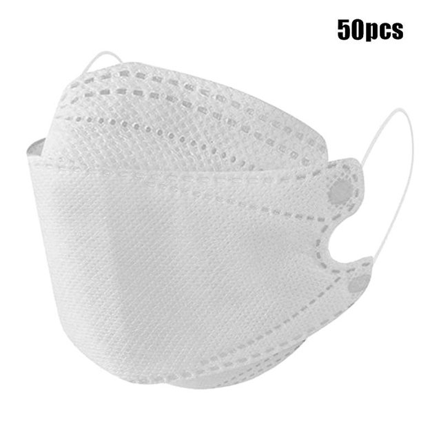 Mascarilla desechable de color sólido para niños 10/30/50 piezas tipo pescado protección facial completa Sincero Hogar