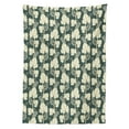 thumbnail image 3 of Ambesonne Grape Tablecloth Rectangular Table Cover, Floral Farming Pattern, 52"x70", Green Beige, 3 of 4