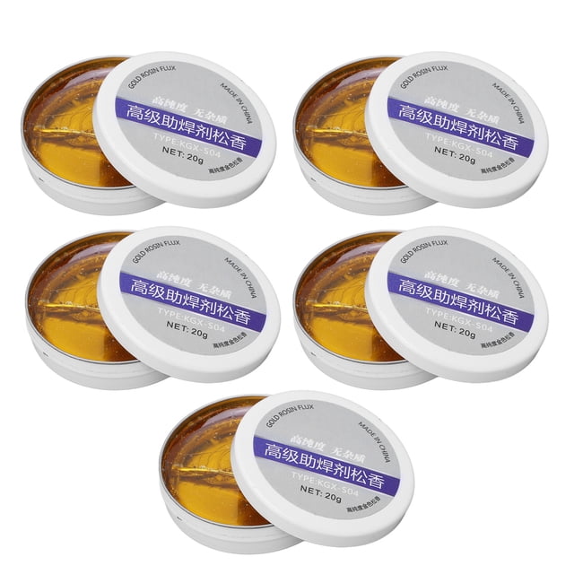 Pasta de soldadura semisólida antioxidación para reparación de soldadura electrónica, 5 uds.