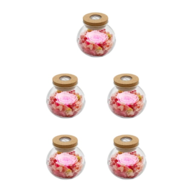 Yuarrent Flor Eterna Luminosa - Colores Encantadores Apariencia Exquisita El Tratamiento De Agua Mantiene Las Flores Rosa Fresca Type2 NO2