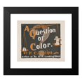thumbnail image 2 of A.W.B. Lincoln 23x20 Black Modern Framed Museum Art Print Titled - A Question of Color (1895), 2 of 5