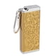 thumbnail image 2 of Case, 3D Carving Retro Aluminum Pocket Holder Compact Water Resistant With Keyring For Daily Use, 2 of 8