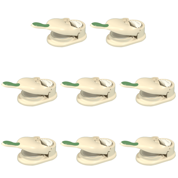 Kuymtek Herramienta Prensado Masa para Hornear 2 en 1 8 Uds. para (Beige)