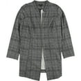 thumbnail image 2 of Alfani Mujer Plaid Topper Chaqueta, Negro, 16W, 2 of 2