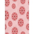 thumbnail image 1 of Ahgly Company Machine Washable Indoor Rectangle Transitional Light Red Pink Area Rugs, 4' x 6', 1 of 7