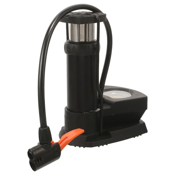 Supvox Portable Black Manual Tire Pump for Bikes Scooters and Motorcycles