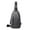 Gray, variant on Hfnxid Waterproof Sling Bag for Men Crossbody Bag Shoulder Travel Backpack Sling Cross Body Bag Chest Daypack for Hiking Sports Running Women