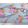 thumbnail image 2 of Soimoi Cotton Cambric Fabric Florals Floral Printed Fabric 1 Yard 56 Inch Wide, 2 of 3