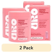 (2 pack) O Positiv URO Vaginal Health + Probiotic Capsules for Vaginal Flora, pH & Yeast Balance, 60 Count