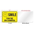 thumbnail image 2 of Cartel de aluminio Faittoo Smile You're On Camera de 25 x 18 cm (paquete de 4 unidades), 2 of 8