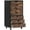 Brun Rustique, variante sur Vinsetto Armoire de Classement Mobile avec Tiroirs Armoire de Classement avec Roues Noir