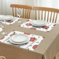 thumbnail image 5 of Fall Pumpkin Set Of 4 Kitchen Dining Table Mats Thanksgiving Harvest Fall Autumn Durable Linen Placemats 12 X 18 Inch Fall Table Mats for Kitchen Dining Table Mats, 5 of 5