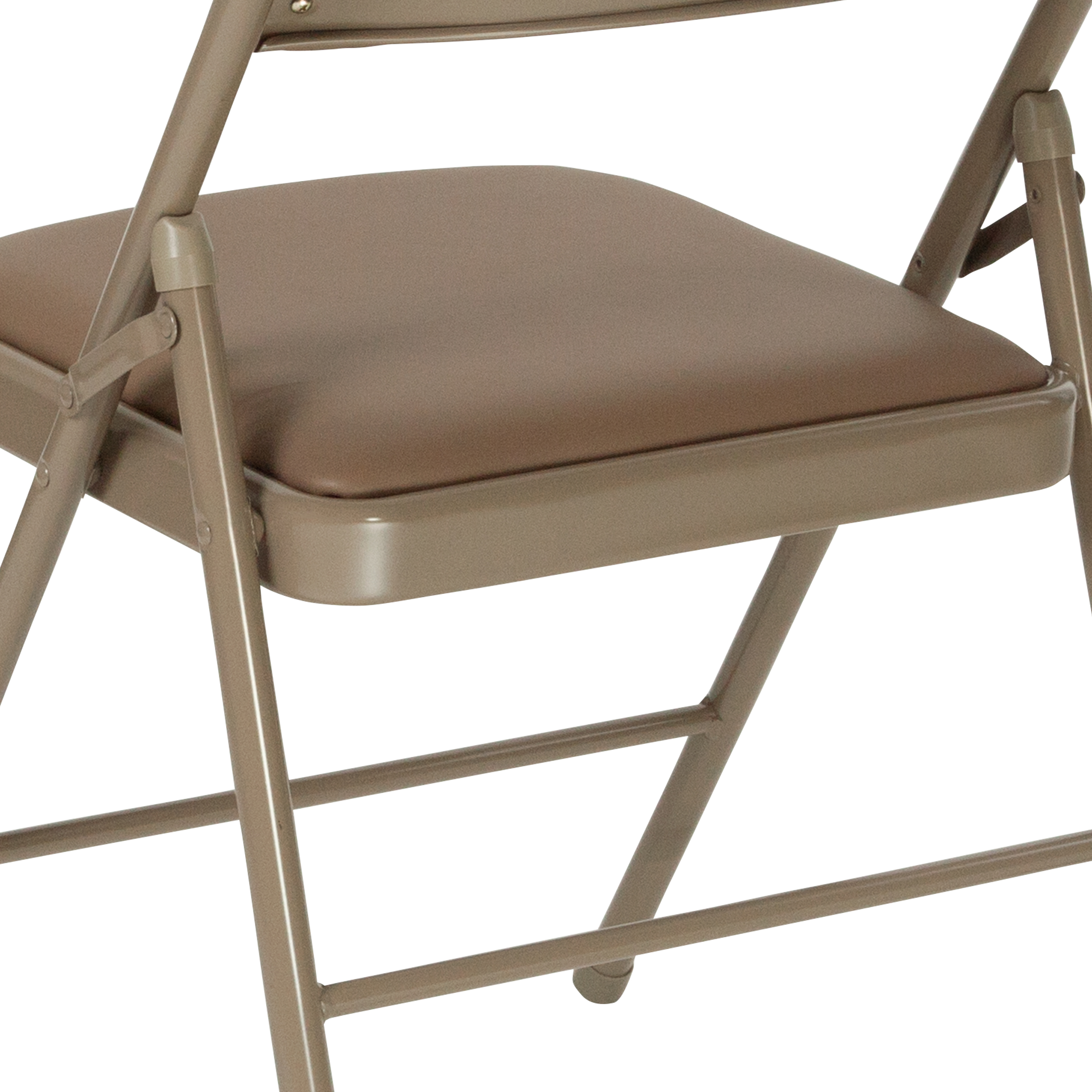 WEB限定】 新品Flash Furniture HERCULES Series Double Braced Beige Vinyl Folding  Chair - mintzerbooks.com