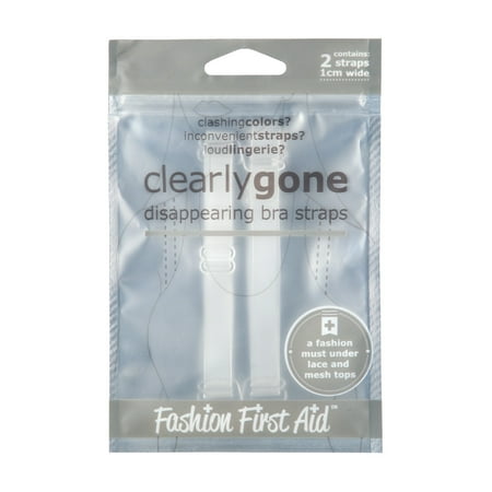 Fashion First Aid Clearly Gone: Disappearing Clear Bra Straps, 1 Pair