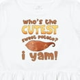 thumbnail image 4 of Inktastic Who's the Cutest Sweet Potato? I Yam Funny Thanksgiving Girls Toddler Dress, 4 of 5
