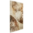 thumbnail image 3 of "Golden Layers I" Abstract artwork Rendered on Gold Shagreen Wrapped Canvas Wall Art Set, sized 72"x22", 3 of 11