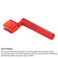 thumbnail image 4 of Unique Bargains Guitar String Winder Guitar Bridge Pin Remover, Red, 2 Pack, 4 of 5