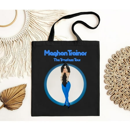 vintage Meghan Trainor Graphic Bag  Meghan Trainor The Timeless Tour 2024 Tote Bag  Meghan Trainor Fan Bag  Meghan Trainor Merch  Meghan Bag  The soft  cool t-Bag  t-Bags absorb sweat.-TH11877