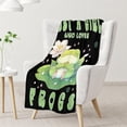 thumbnail image 2 of Frog Blanket Gift - 50x60 Inches Cute Blankets for Girls & Women - Black Soft Fuzzy Throw for Bed, Couch & Travel, 2 of 6