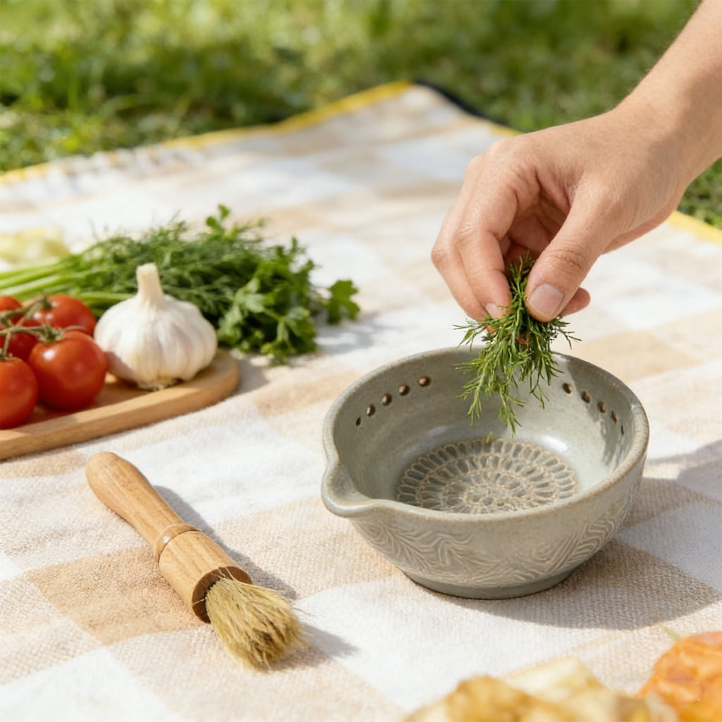 Manual Grinding Tool, Garlic And Gingers Pastes Grinding Plate For Cooking Tasks