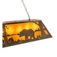 thumbnail image 3 of Meyda 149337 61 in. Bear At Lake Oblong Pendant, Timeless Bronze & Amber Mica, 3 of 7