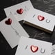 thumbnail image 3 of Tarjeta de felicitación tridimensional de cuero DIY con la frase "Amo tu corazón" y borde de corazón. Tarjeta Qixi para el Día de San Valentín., 3 of 5