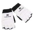 thumbnail image 3 of Almohadillas Protectoras Acolchadas y Espuma shamjiam Guantes de Medio para Boxing Thai MMA Color Blanco, 3 of 9
