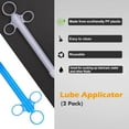 thumbnail image 2 of HSHDLDF Lube Lubricant Applicator with Smooth Rounded Tip Reusable/Durable/Easy to Clean (2 Pack), 2 of 6