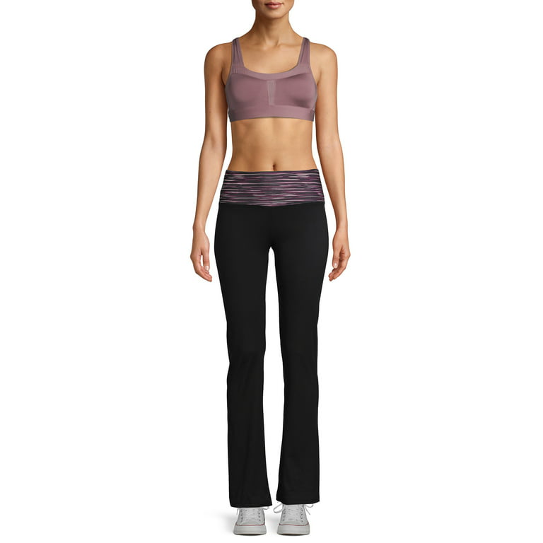 Bally Total Fitness Women's Active Barely Flare Yoga Pant, 51% OFF