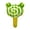Green|L, variant on WMTOKK Strawberry Lollipop Squeaky Dog Toy, Soft Plush Pet Chew Toy with Crinkle Sound, Interactive Teething Toy for Small Dogs Cats Puppy Pet Supplies, Yellow|L